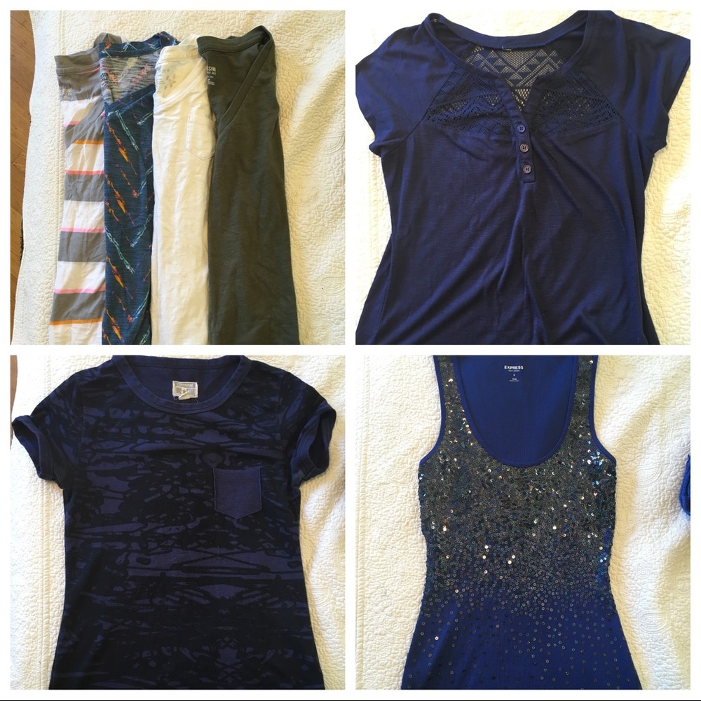 Small shirt summer bundle make an offer!